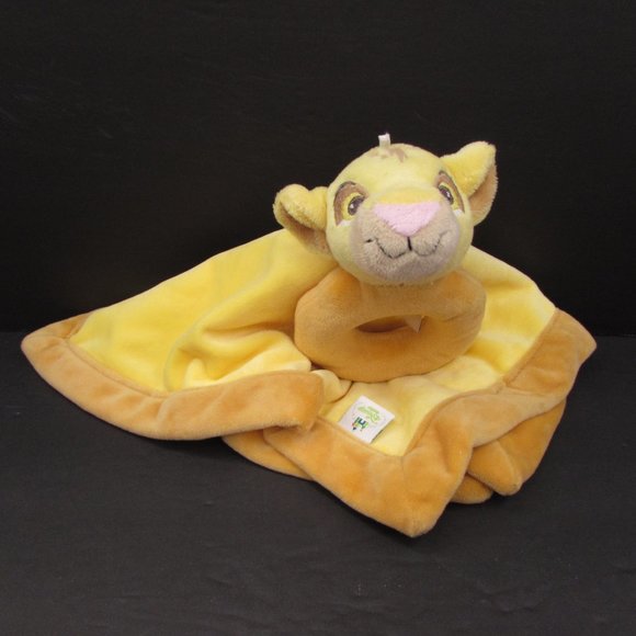 Disney | Toys | Disney Baby Simba Lovey Rattle The Lion King | Poshmark